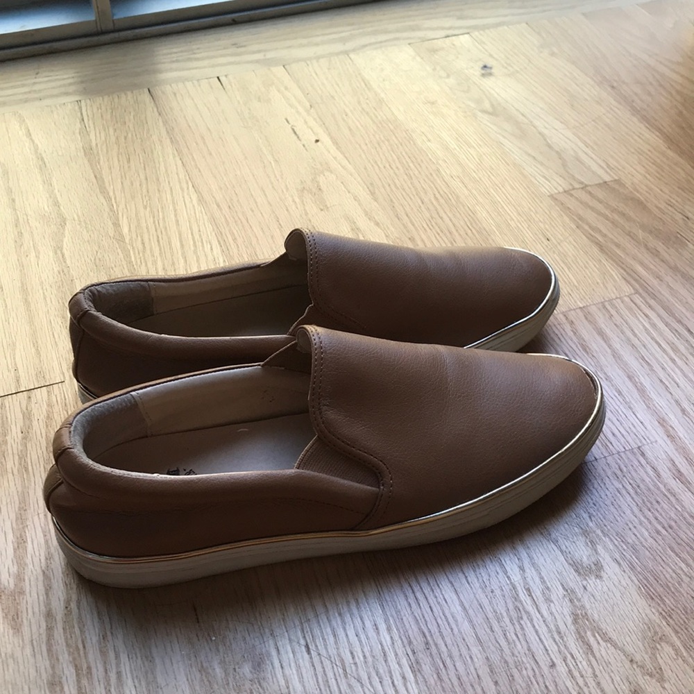DNA footwear slip on leather sneakers